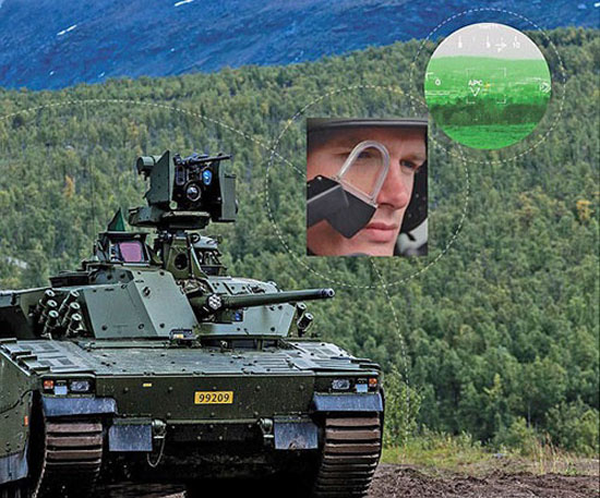 دید مستقیم از میان تانک‌ها و دریافت اطلاعات مستقیم از پهپادها/فناوری جدید و پیشرفته برای نظامیان