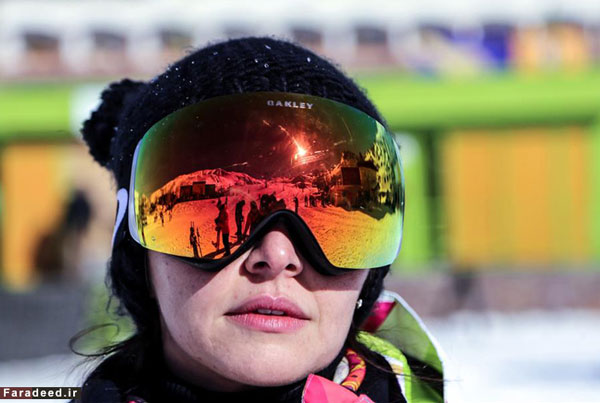 پوشش زنان در پیست‌ اسکی دیزین +عکس