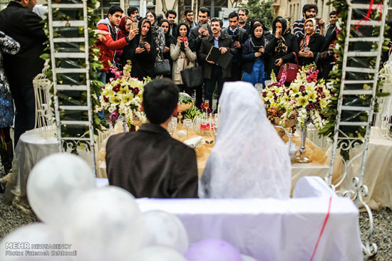 عکس: مراسم ازدواج دانشجویی دانشجویان دانشگاه امیر کبیر
