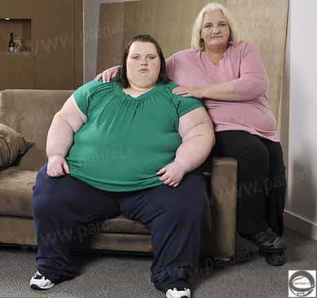 کلینیک لاغری , چاق ترین دختر بریتانیا