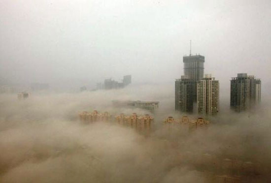 تصاویر تکان دهنده ای از وسعت آلودگی در چین