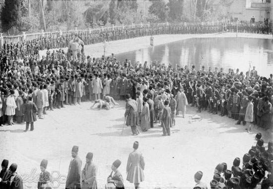تصاویری نادر و تاریخی از جشن نوروز در زمان ناصرالدین شاه قاجار