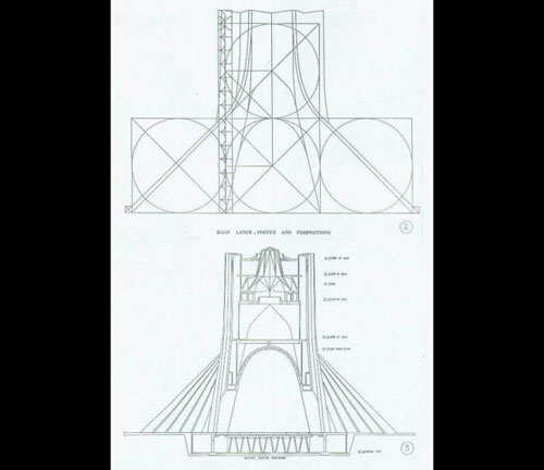 مراحل ساخت برج آزادی در سال ۱۳۴۸ + عکس
