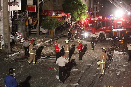 اخبار ,اخبار حوادث ,تصاویری از خسارت های انفجار در سعادت آباد