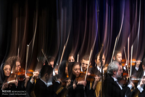 (تصاویر) کنسرت ارکستر موسیقی ملی