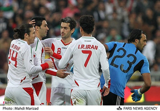 تصاویر: دیدار تیم های فوتبال ایران و لبنان