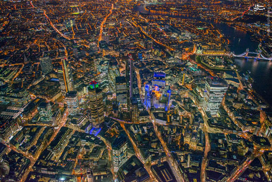 عکس/ لندن را از بالا ببینید