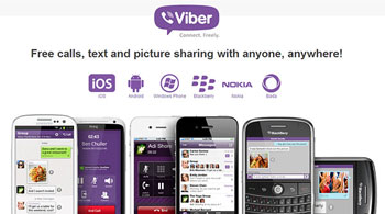 ارسال اس ام اس با وایبر, دانلود نرم افزار Viber