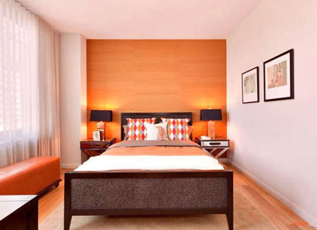 روانشناسی رنگ نارنجی اتاق خواب،انتخاب بهترین رنگ اتاق خواب