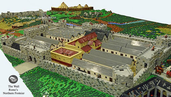 ساخت امپراتوری روم با لگو