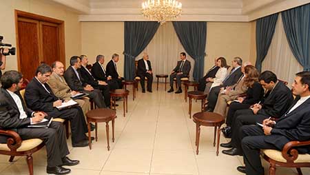 اخبار,اخبار سیاست  خارجی,دیدار  ظریف  با  بشار اسد