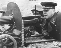 ژوکوف در میدان جنگ