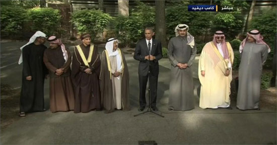 اوباما و سران عرب در کمپ دیوید +عکس