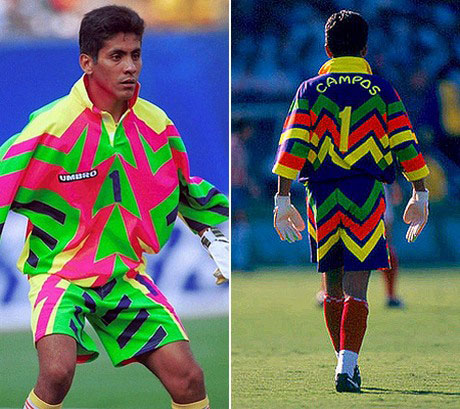 نگاهی به زشت ترین لباس های دروازه بانی تاریخ فوتبال جهان (اسلایدشو)