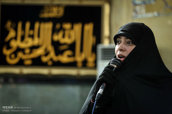 عکس: «الهام چرخنده» در یادواره زنان شهیده