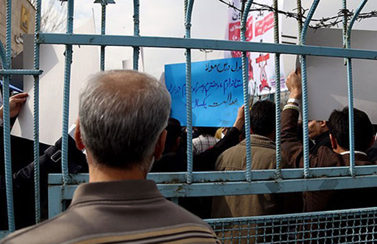 (تصاویر) تجمع در حمایت از محاکمه مهدی‌ هاشمی