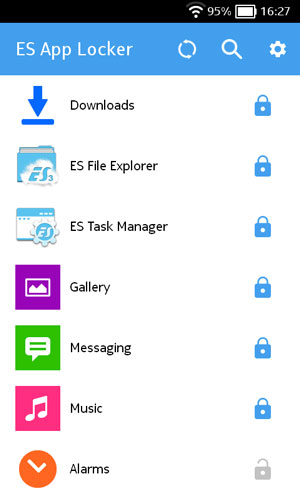 دانلود برنامه ES App Locker برای اندروید