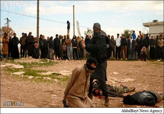 اعدام هولناک ۵ شهروند سوری با اقدام داعش