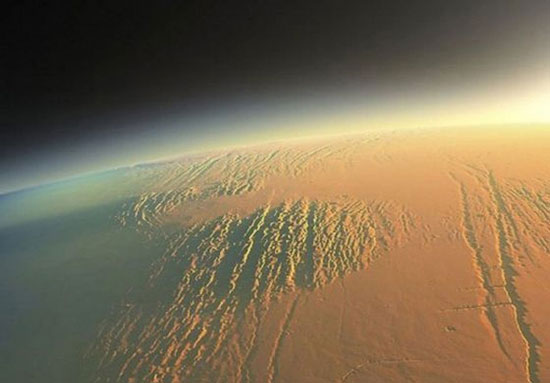 طلوع خورشید در مریخ هم دیدنی است +عکس