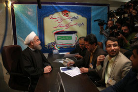 اخبار,اخبار انتخابات ,سخنرانی  روحانی  در  ستاد  انتخابات