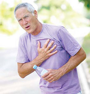 علل درد قفسه سینه, بیماری‌های قلبی