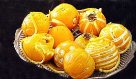 تزئین پرتقال
