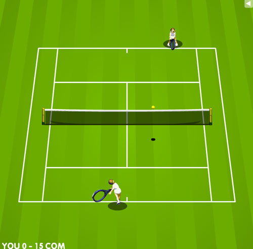 بازی آنلاین تنیس!