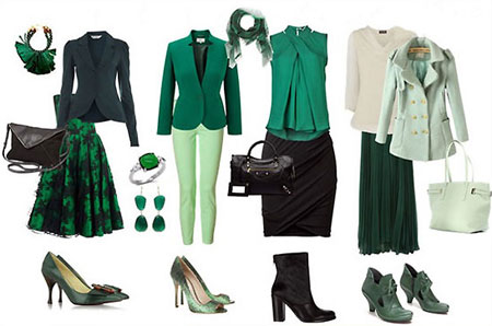 انتخاب لباس سبز, اصول خرید لباس