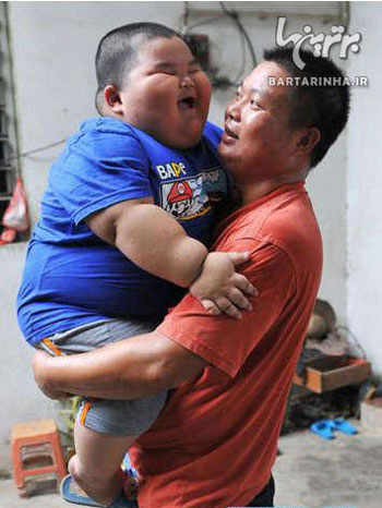چاق ترین کودک چینی , تصاویر چاق ترین کودک