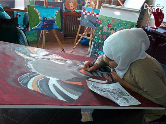 تسکین کودکان سوری از طریق هنردرمانی!