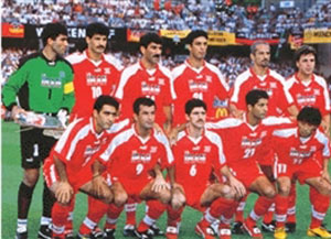 عکس متفاوت تیم ملی در جام جهانی , تیم ملی در سال 1998