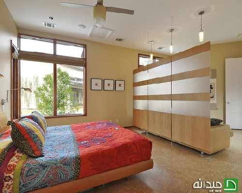ترکیب اتاق خواب و نشیمن در آپارتمان‌ های کوچک