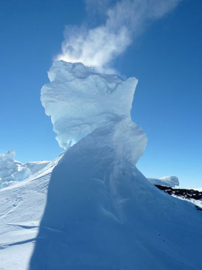 کوه آتشفشان یخی,کوه Erebus,آتشفشان های فعال