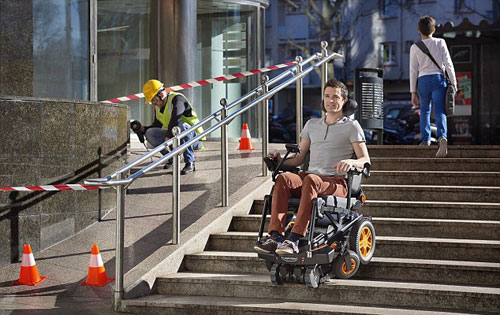 معلولان دیگر نگران پله ها نباشند +عکس