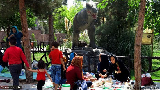 دایناسورهای سعادت‌آبادِ تهران