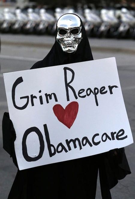 مخالف برنامه رفورم بهداشتی درمانی اوباما در دالاس