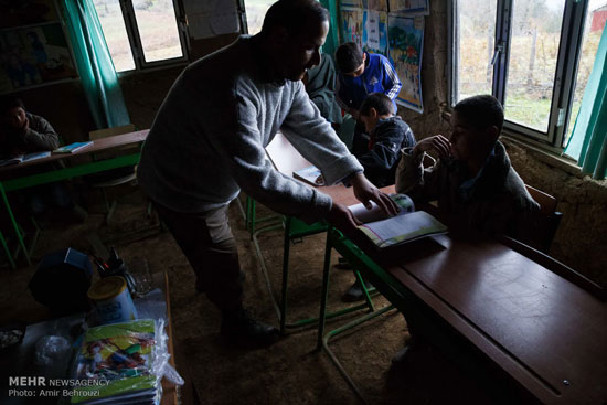 عکس: مرتفع ترین مدرسه ییلاقی تالش