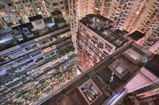 عکاسی از آسمان خراش های هنگ کنگ +عکس
