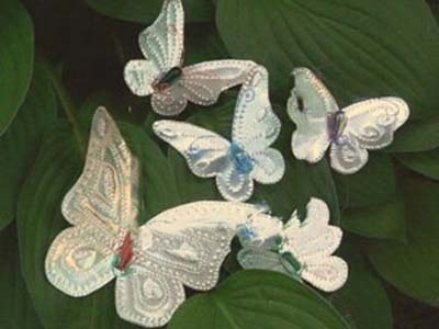 ساخت پروانه های آلومینیومی, نحوه ساخت پروانه های تزیینی