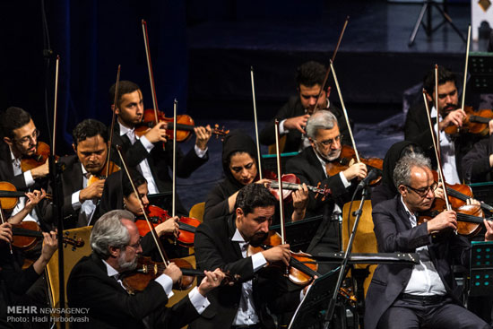 (تصاویر) کنسرت ارکستر موسیقی ملی