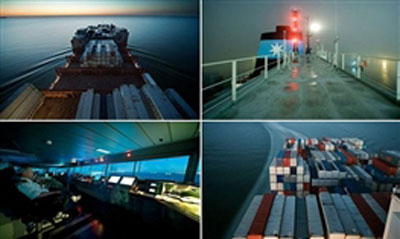 تصاویر بزرگترین کشتی کانتینری جهان , سفر با بزرگترین کشتی کانتینری جهان