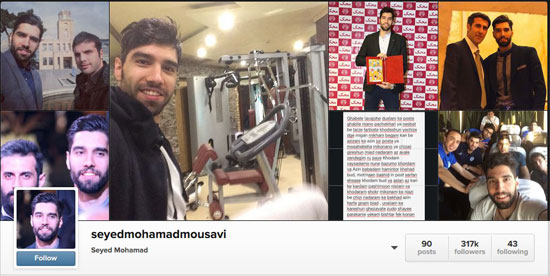 محبوب ترین ورزشکاران ایرانی در اینستاگرام