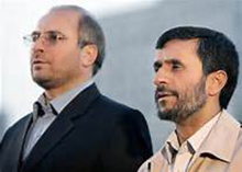 دیدار قالیباف با احمدی نژاد