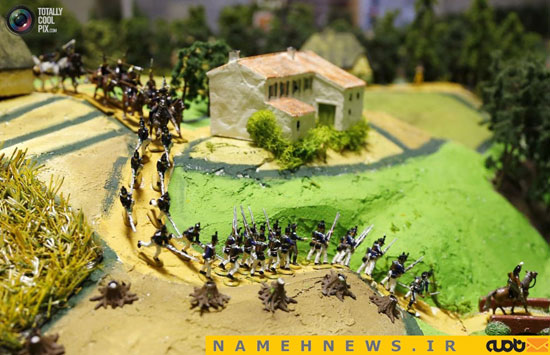 نسخه ای مینیاتوری از آخرین نبرد ناپلئون+تصاویر