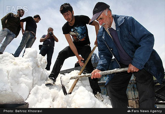 عکس: آئین سنتی برف چال