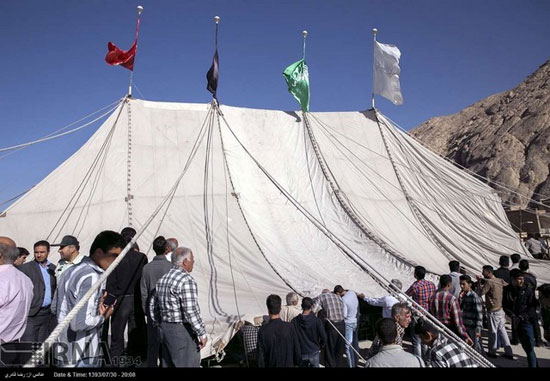 برپایی خیمه های محرم - فارس (عکس)