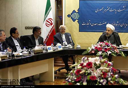 اخبار,اخبار سیاسی ,بازدید روحانی از وزارت صنعت