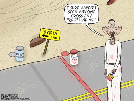 سلاح های شیمیایی , مداخله نظامی در بحران سوریه