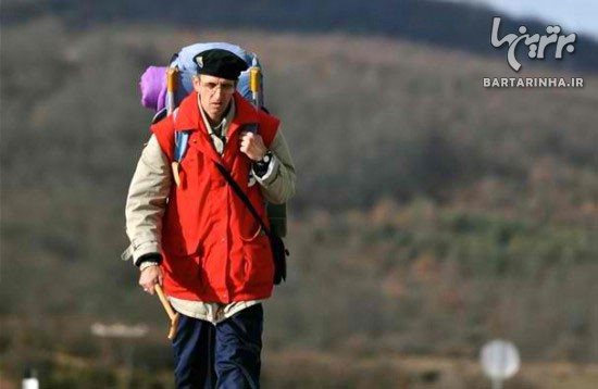 پیاده روی 6000 کــیلومتری مرد اروپایی برای زیارت خانه خدا