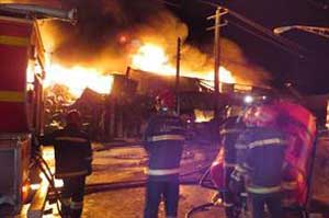 اخبار ,اخبار حوادث ,آتش سوزی در قزوین
